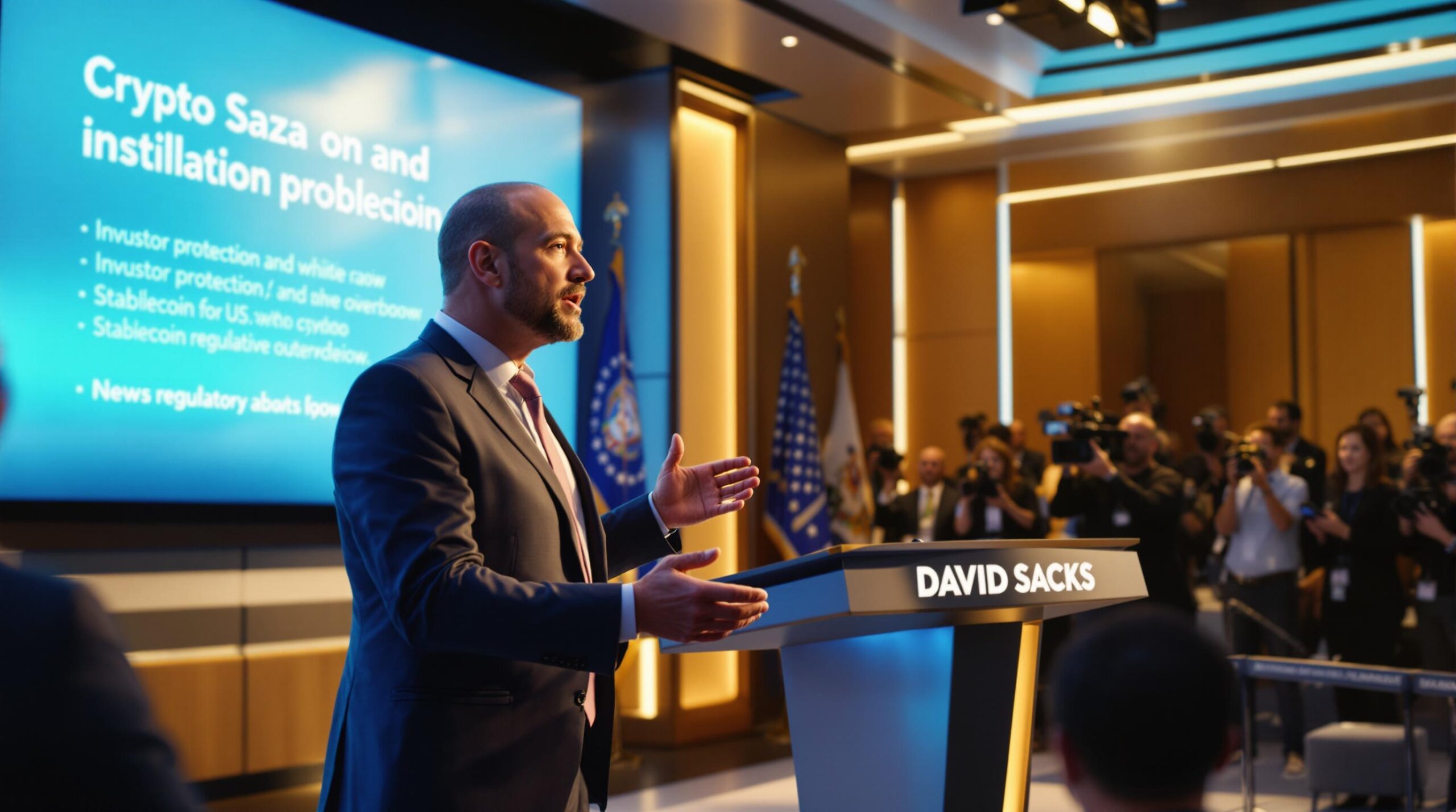 Everything you need to know about David Sacks’s (the Crypo Czar of the White House) first press conference about crypto.